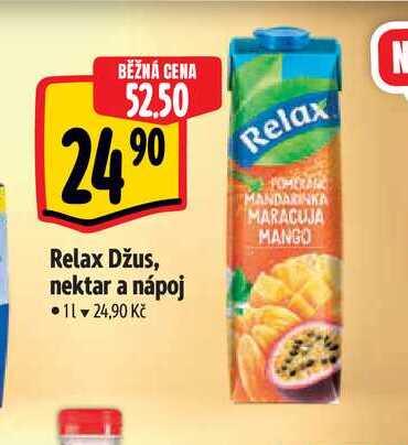  Relax Džus, nektar a nápoj 1 l