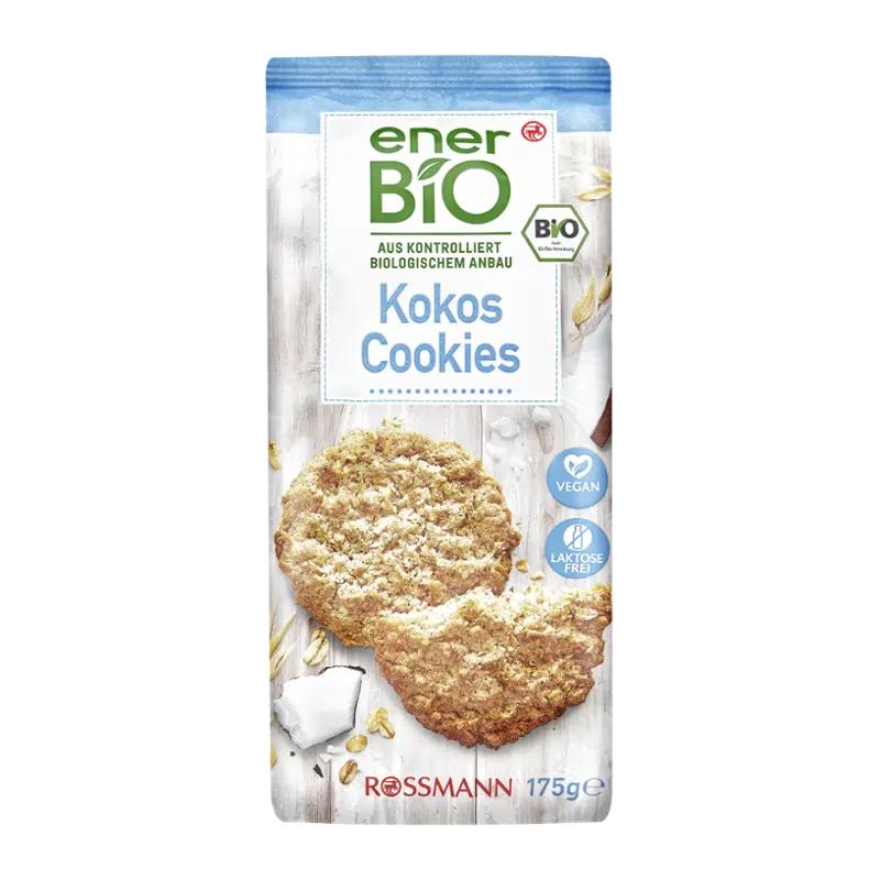 enerBiO Ovesné sušenky s kokosem, 175 g