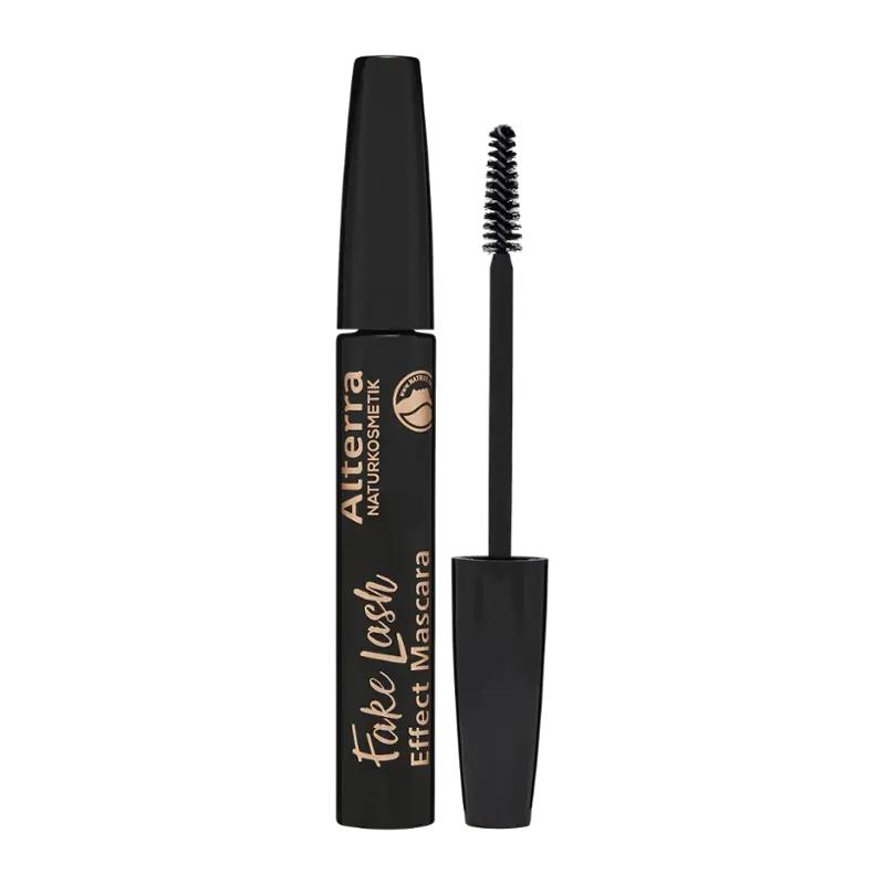 Alterra Naturkosmetik Řasenka Fake Lash Effect 01 Deep Black, 1 ks