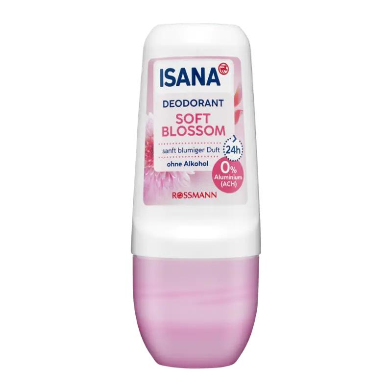 ISANA Deodorant roll-on pro ženy Soft Blossom, 50 ml