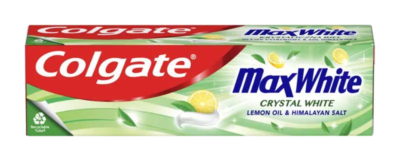 Colgate Zubní pasta Max White Crystal White Himalayan Salt & Lemon Oil, 75 ml