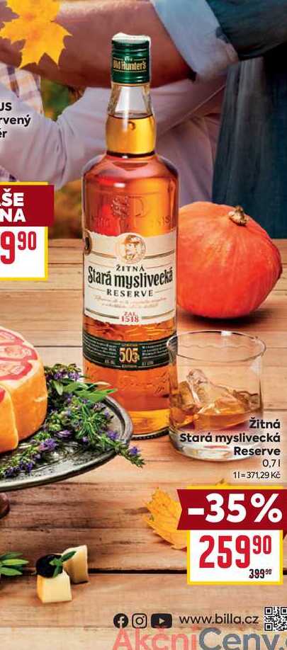 Žitná Stará myslivecká Reserve 0,7l