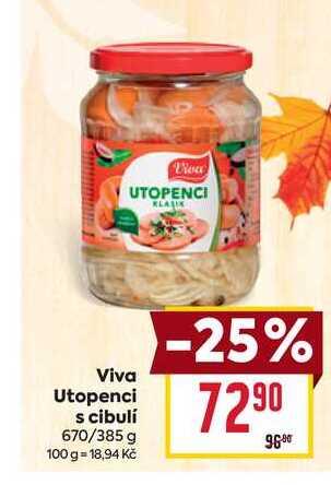 Viva Utopenci s cibulí 670/385 g