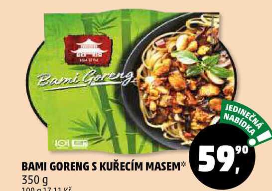 BAMI GORENG S KUŘECÍM MASEM, 350 g  