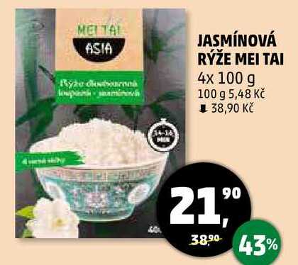 JASMÍNOVÁ RÝŽE MEI TAI, 4x 100 g