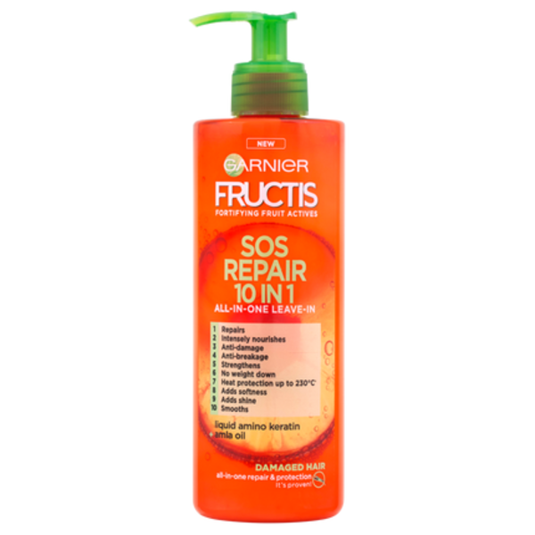 Garnier Fructis SOS Repair vlasová péče 10v1 pro poškozené vlasy