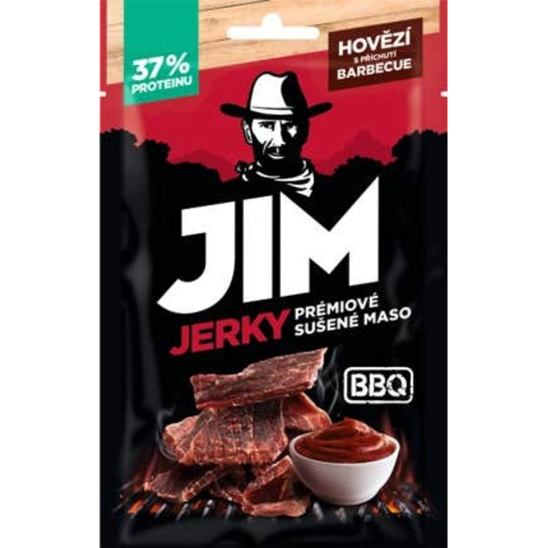 Jim Jerky Hovězí  BBQ