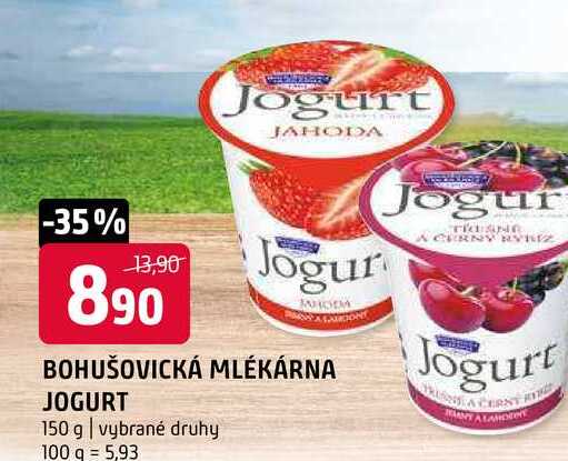 Bohušovická mlékárna jogurt 150g