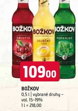 Božkov vybrané druhy 0.5l