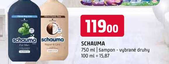 Schauma šampon vybrané druhy 750ml