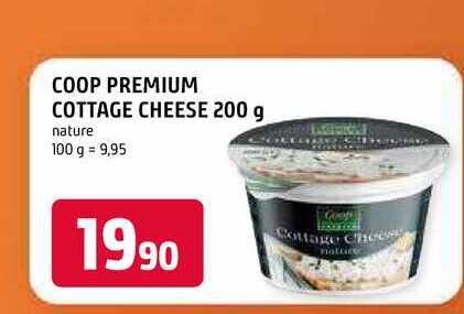 Coop premium Cottage cheese 200g