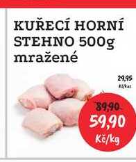 Kuřecí horní stehna mražená 500g