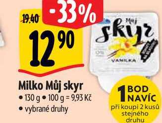 Milko Můj skyr, 130 g 