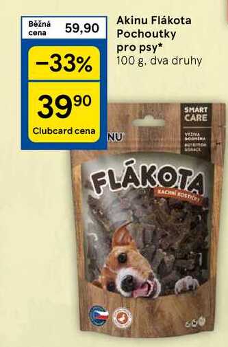 Akinu Flákota Pochoutky pro psy, 100 g