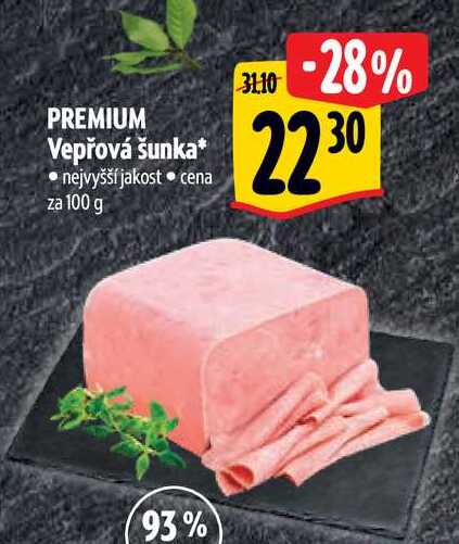 PREMIUM Vepřová šunka 100 g