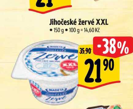 Jihočeské žervé XXL 150 g  