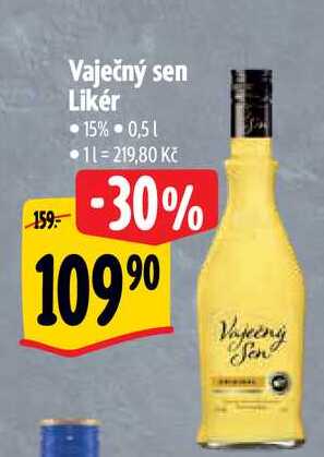 Vaječný sen Likér 15% 0,5 l