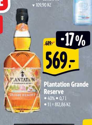  Plantation Grande Reserve  0,7 l