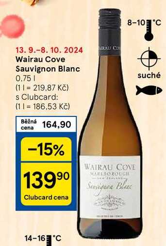 Wairau Cove Sauvignon Blanc, 0.75 l