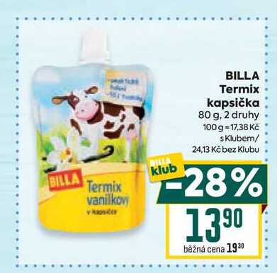 BILLA Termix kapsička 80 g