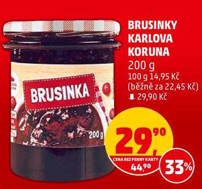 BRUSINKY KARLOVA KORUNA, 200 g