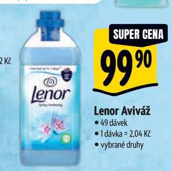 Lenor Aviváž, 49 dávek 