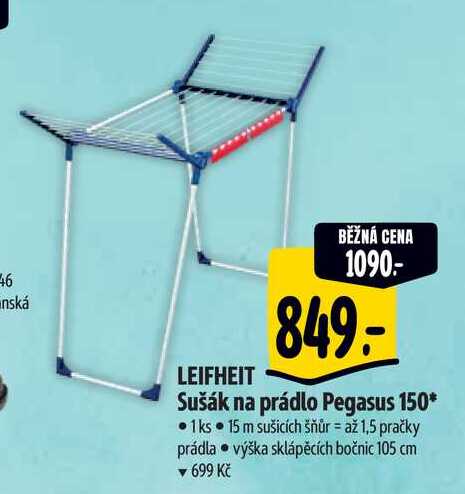 LEIFHEIT Sušák na prádlo Pegasus 150* 