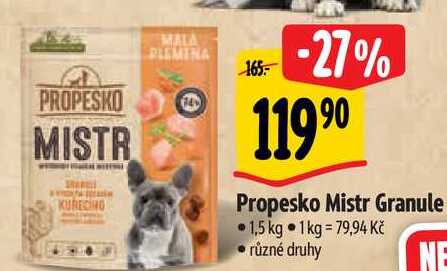 Propesko Mistr Granule, 1,5 kg