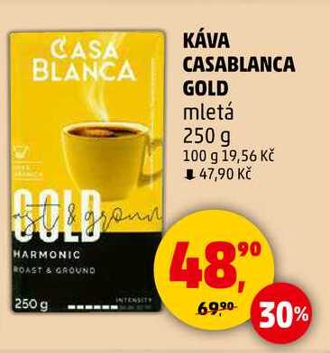 KÁVA CASABLANCA GOLD mletá, 250 g