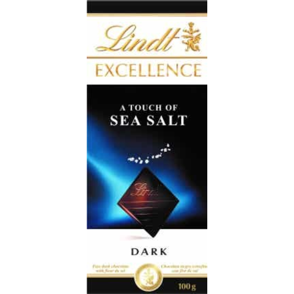 Lindt Excellence Hořká čokoláda s mořskou solí