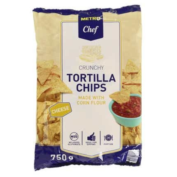 Metro Chef Tortilla Chips Sýrové