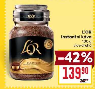 L'OR Instantní káva 100 g 