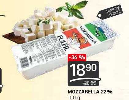 MOZZARELLA 22% 100 g 