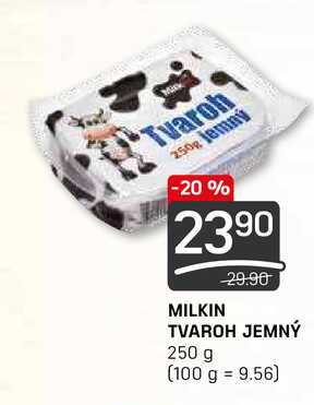 MILKIN TVAROH JEMNÝ 250 g 