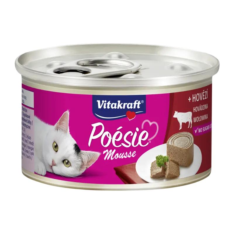 Vitakraft Konzerva Poésie Mousse hovězí, 85 g