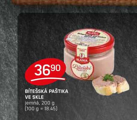 BÍTEŠSKÁ PAŠTIKA VE SKLE jemná, 200 g