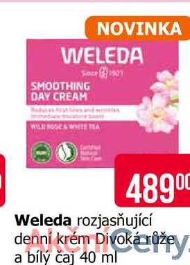 Weleda rozjasňující denní krém Divoká růže a bílý čaj 40 ml 