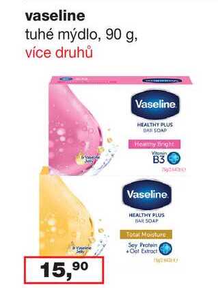 vaseline tuhé mýdlo, 90 g, více druhů 