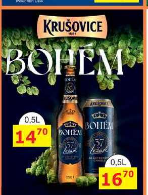 KRUŠOVICE BOHÉM 0,5l