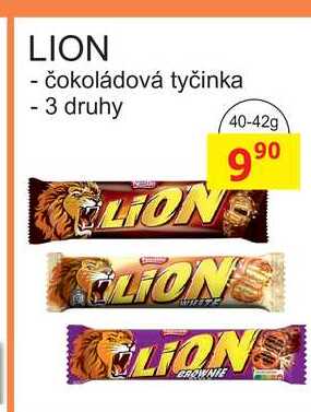 LION - čokoládová tyčinka - 40-42g 