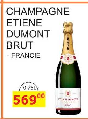 CHAMPAGNE ETIENE DUMONT BRUT 0,75L 