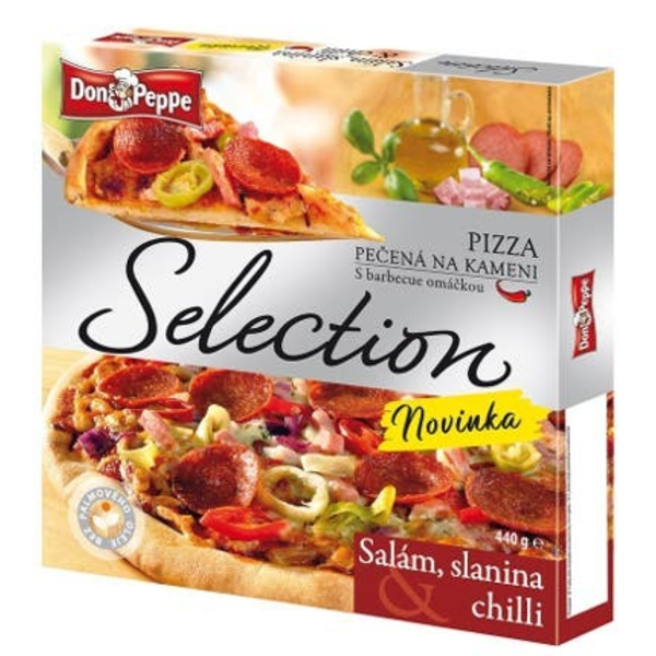 Don Peppe Selection Pizza Salám & Slanina & Chilli