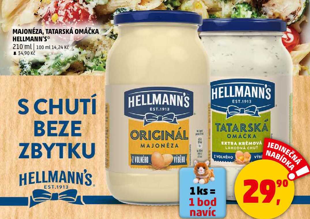 Hellmann's Tatarská omáčka, 210 ml  