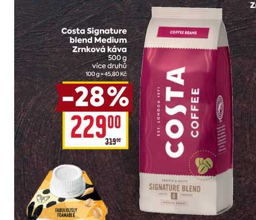 Costa Signature blend Medium Zrnková káva 500 g