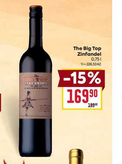 The Big Top Zinfandel 0,75l