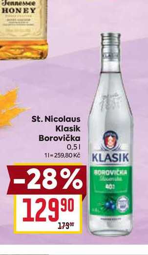 St. Nicolaus Klasik Borovička 0,5l