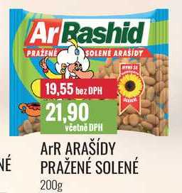 ArR ARAŠÍDY PRAŽENÉ SOLENÉ 200g 