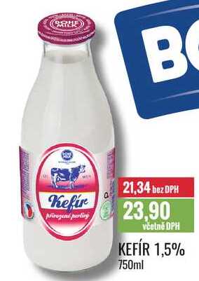 KEFÍR 1,5% 750ml 