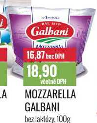 MOZZARELLA GALBANI bez laktózy, 100g 