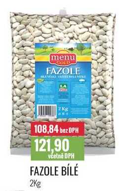 FAZOLE BÍLÉ 2Kg 